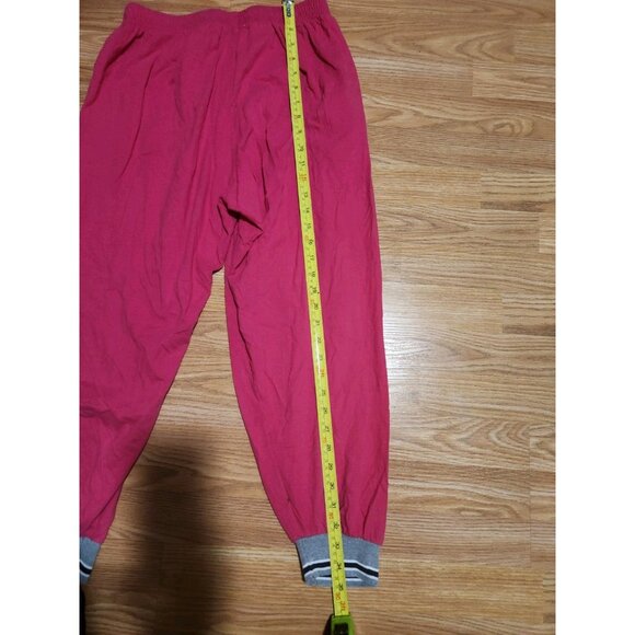 Space Jam 1996 Vintage Pajamas Set Top And Pants Size Large Pink Pre-Owned - Picture 11 of 14